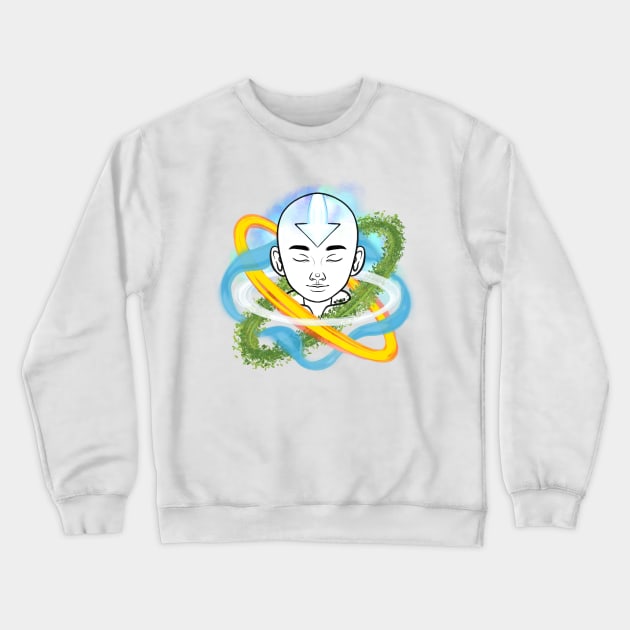 Avatar Aang Crewneck Sweatshirt by witskill